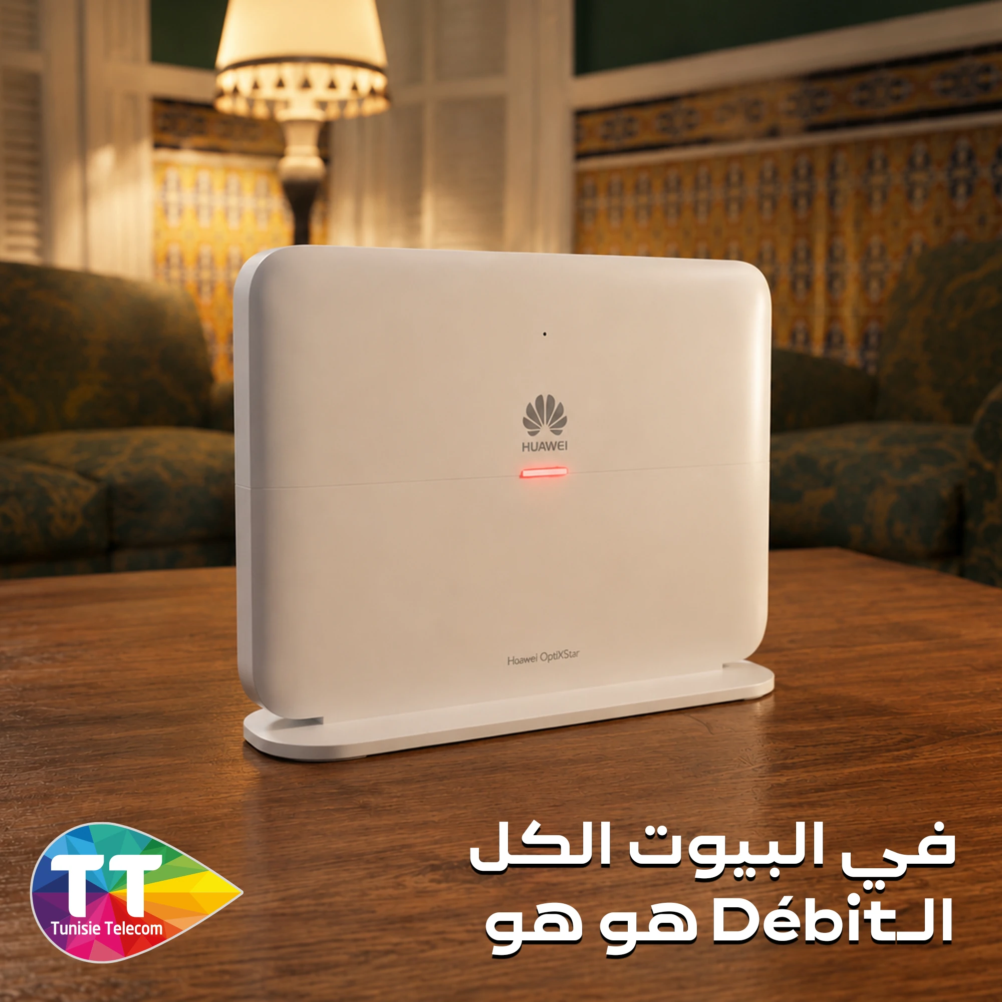 Tunisie Telecom coverage social campaign post